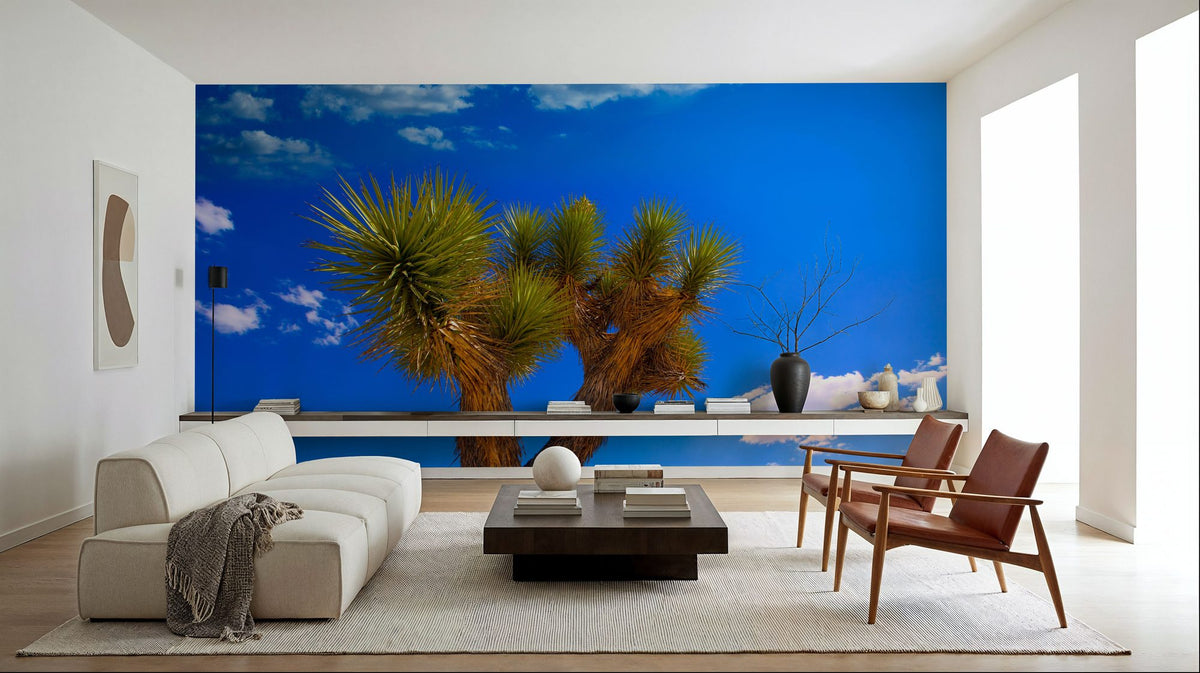 Joshua Tree Blue VII Mural Wallpaper - room preview 05