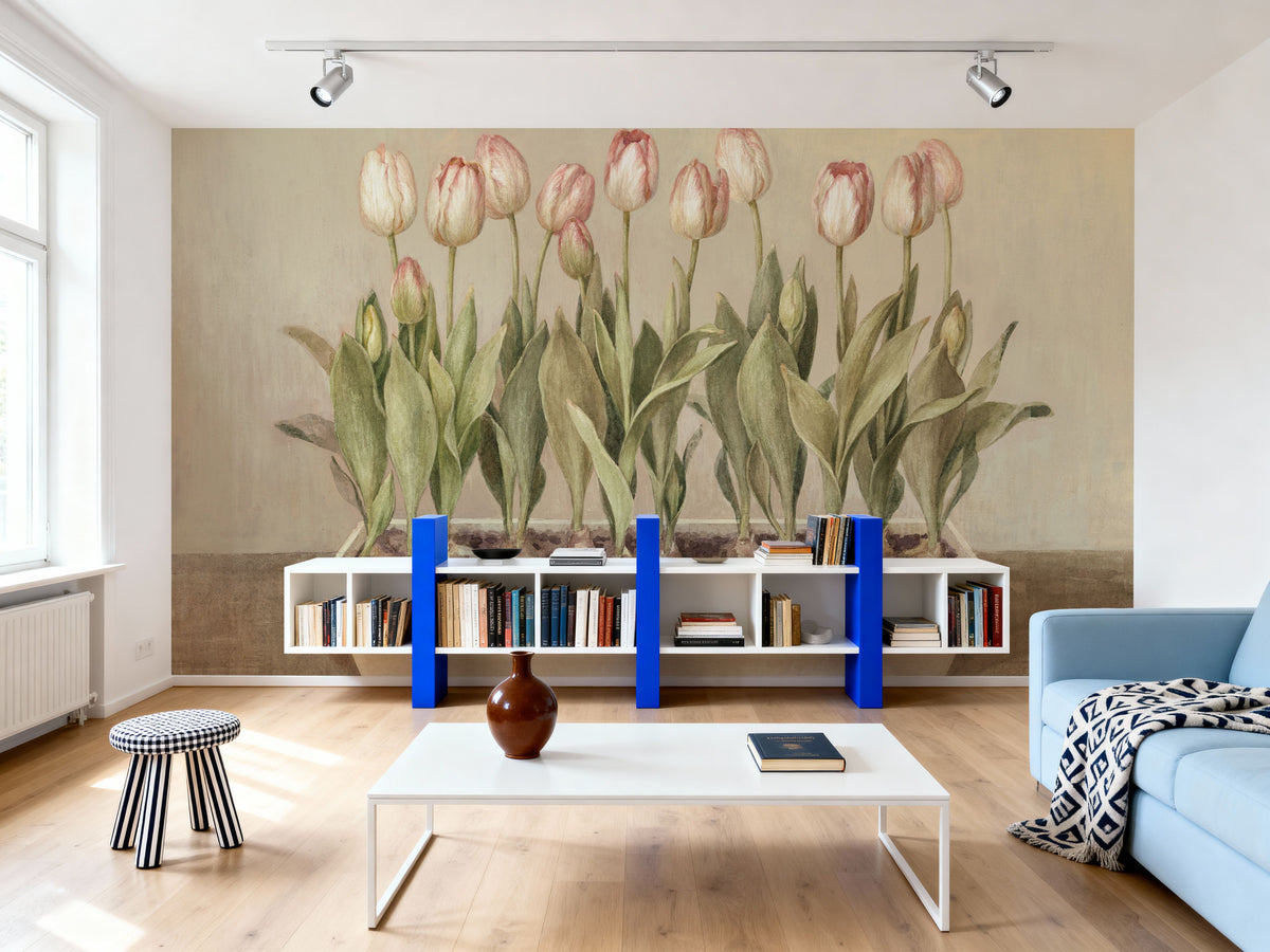 Tulip Friends II Mural Wallpaper - room preview 05