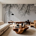 Structure of Trees Mural Wallpaper - room preview 05