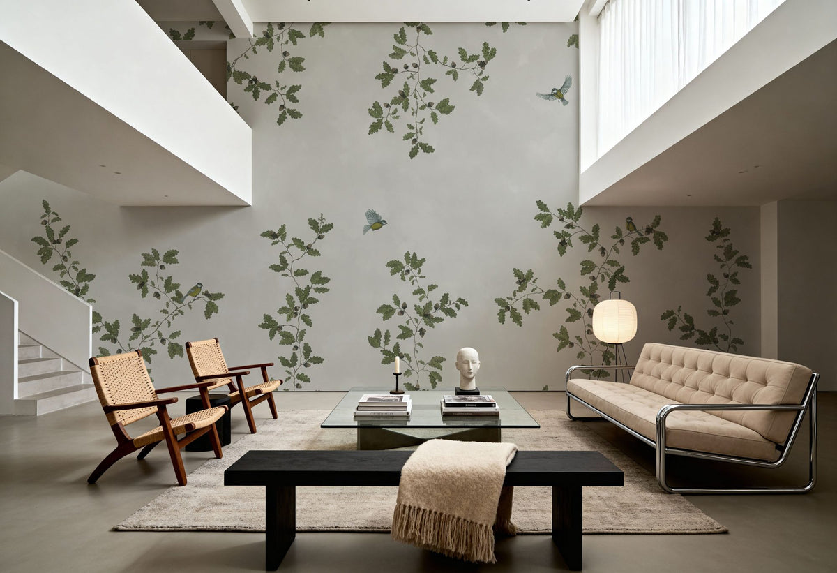 Oak Hollow, Cloud Mural Wallpaper - room preview 05