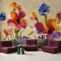 Bold Bright Flowers I Mural Wallpaper - room preview 05