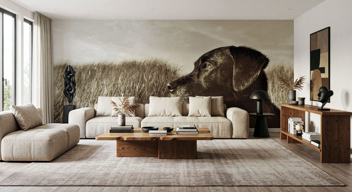 At the Labrador Beach Mural Wallpaper - room preview 05