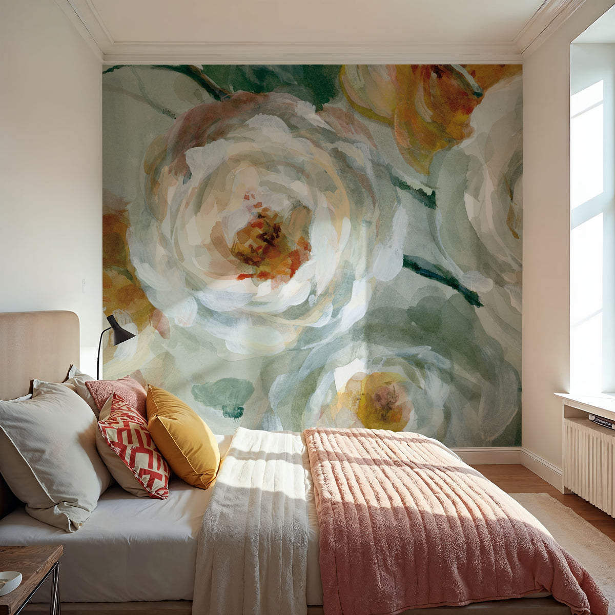 Fall Blossoms Panel IV Mural Wallpaper - room preview 05
