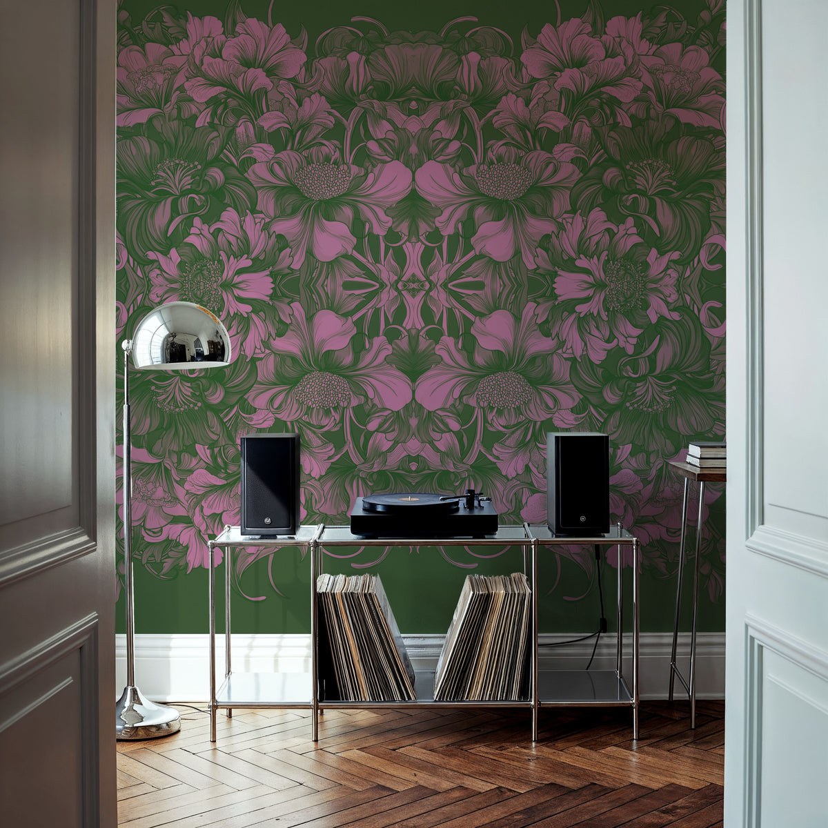 Scandi Flower Ceiling VI Mural Wallpaper - room preview 05