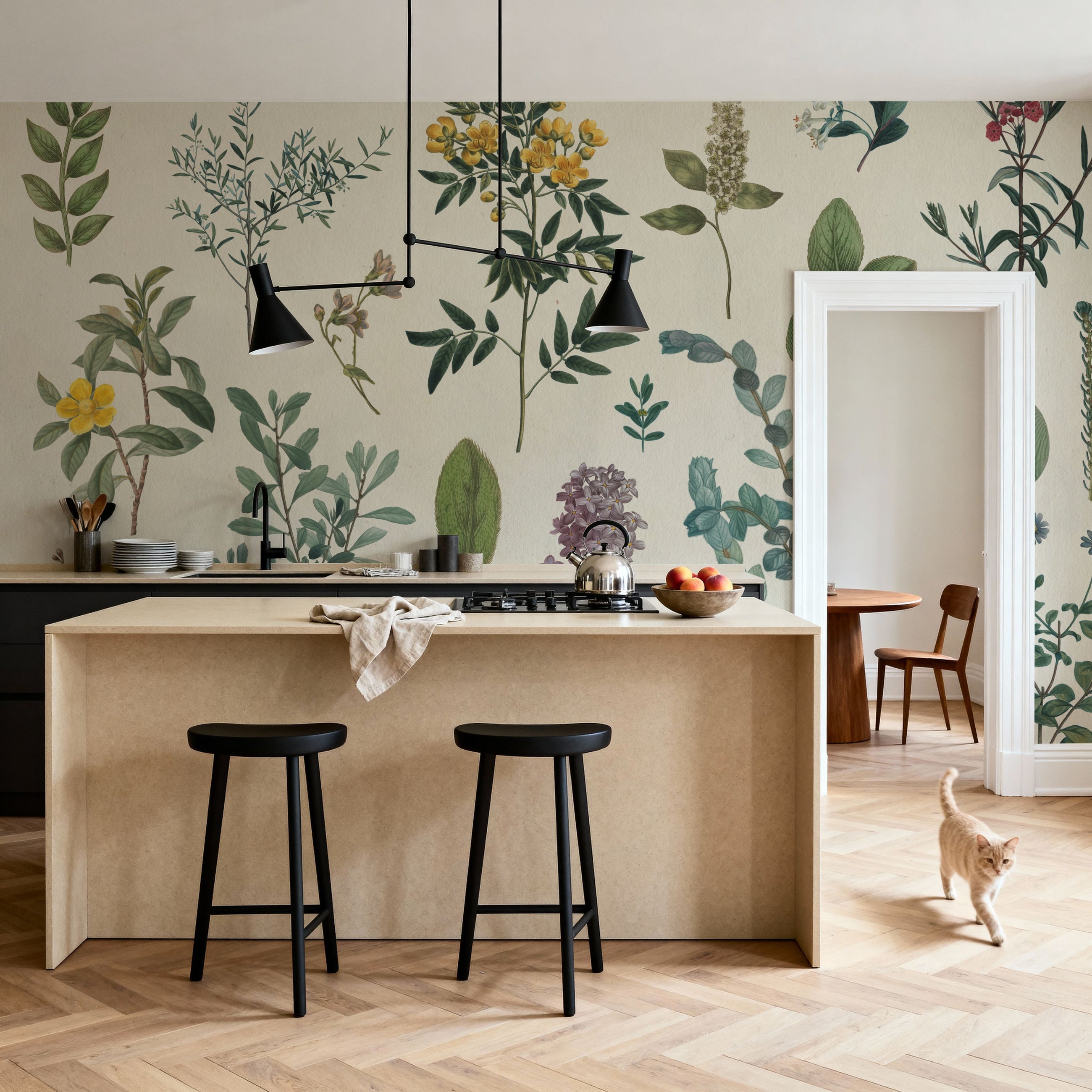 Victorian Garden IV Mural Wallpaper