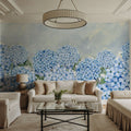 Hydrangea Meadow II Mural Wallpaper - room preview 05