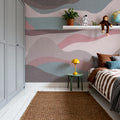 Collage Vista, Rose Mural Wallpaper - room preview 05