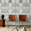 Sakura & Bird, Beige Mural Wallpaper - room preview 05