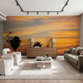 Sunset Palms III Mural Wallpaper - room preview 05