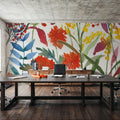 November Flowers Mural Wallpaper - room preview 05