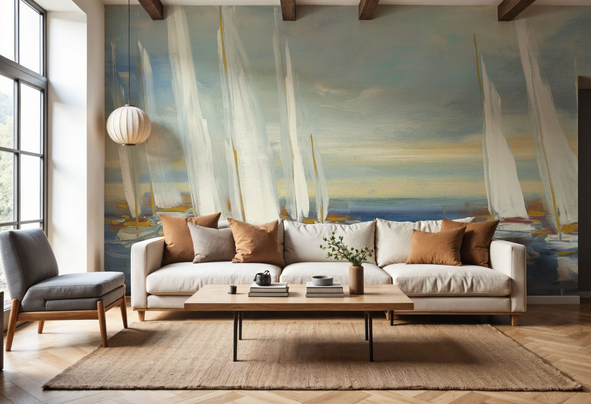 Regatta Sunset Mural Wallpaper - room preview 05