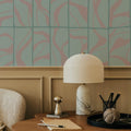 Linear Drift, Sky & Pink Mural Wallpaper - room preview 05