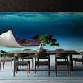 Ocean Glider Mural Wallpaper - room preview 05