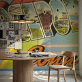 Greetings From Bridgeport Mural Wallpaper - room preview 05