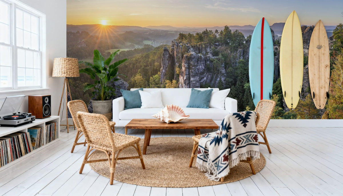 Saxon Sunset Mural Wallpaper - room preview 05