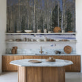 Aspen Winter Grove Mural Wallpaper - room preview 05