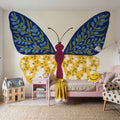 Blooming Butterfly III Mural Wallpaper - room preview 05