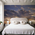 Golden Cloudscape Mural Wallpaper - room preview 05