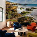 El Matador Beach Mural Wallpaper - room preview 05