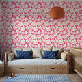 Flower Market Pattern Mural Wallpaper - room preview 05
