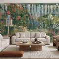 Birdhouse Garden Mural Wallpaper - room preview 05