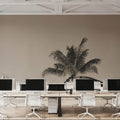 Evening Palm Sepia Mural Wallpaper - room preview 05