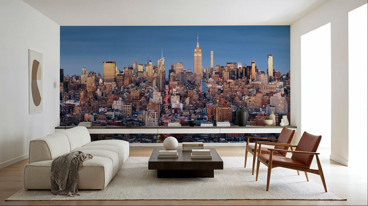 Midtown Manhattan Skyline Mural Wallpaper - room preview 05