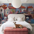 Seaport Village Mural Wallpaper - room preview 05