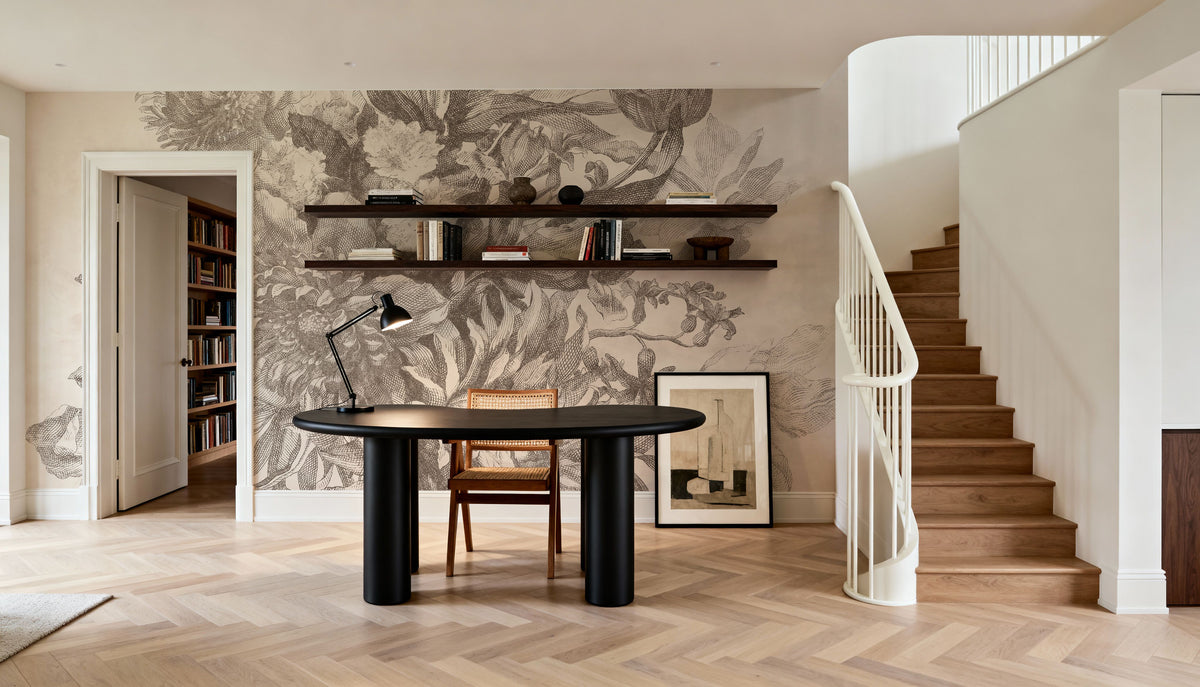 Subtle Bloom Mural Wallpaper - room preview 05