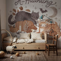 Pumpkins and Paws III Mural Wallpaper - room preview 05