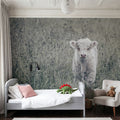 Meadow Calf Mural Wallpaper - room preview 05