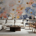 Among the April FLowers Mural Wallpaper - room preview 05