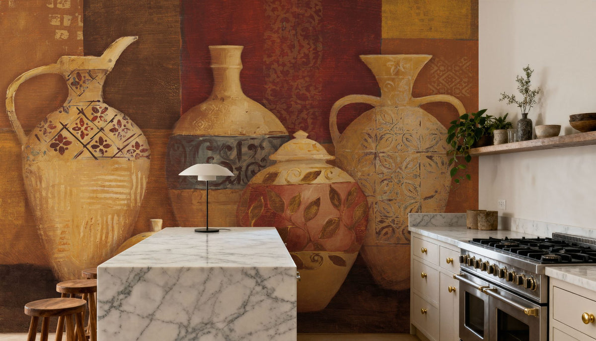 Autumn Urns III Mural Wallpaper - room preview 05