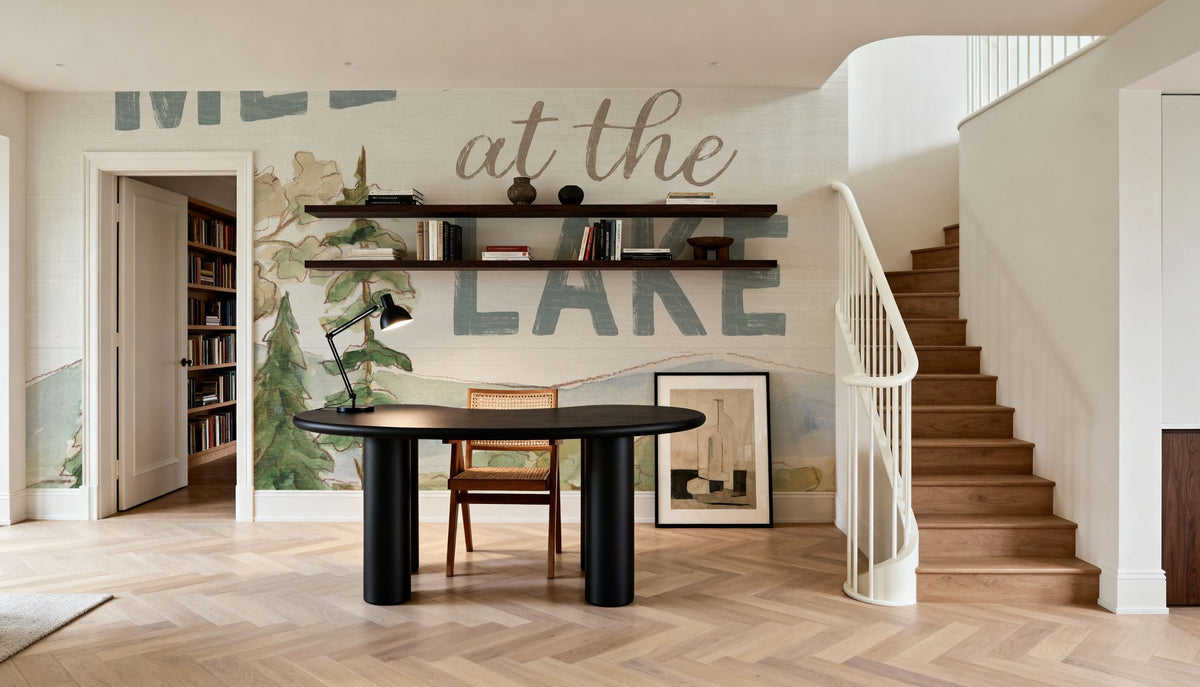 Lake Retreat V Mural Wallpaper - room preview 05
