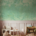 Meadow Memories, Mint Green Mural Wallpaper - room preview 05