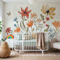 Floral in Sight Mural Wallpaper - room preview 05