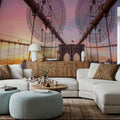 Brooklyn Bridge At Sunrise Pt. II Mural Wallpaper - room preview 05