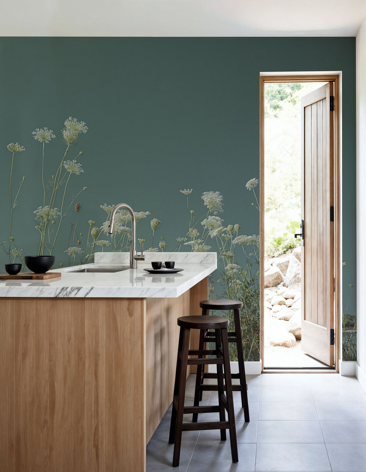 Wild Flowers Dance Mural Wallpaper - room preview 05