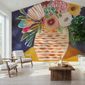 Best Friend Florals Mural Wallpaper - room preview 05