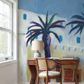 Palm Trees and Rugs Mural Wallpaper - room preview 05