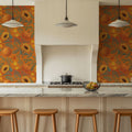 Pumpkin Harvest Orange Mural Wallpaper - room preview 05