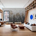 Canadian Mountains Mural Wallpaper - room preview 05