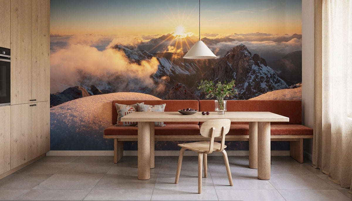 Valluga Sunset Mural Wallpaper - room preview 05