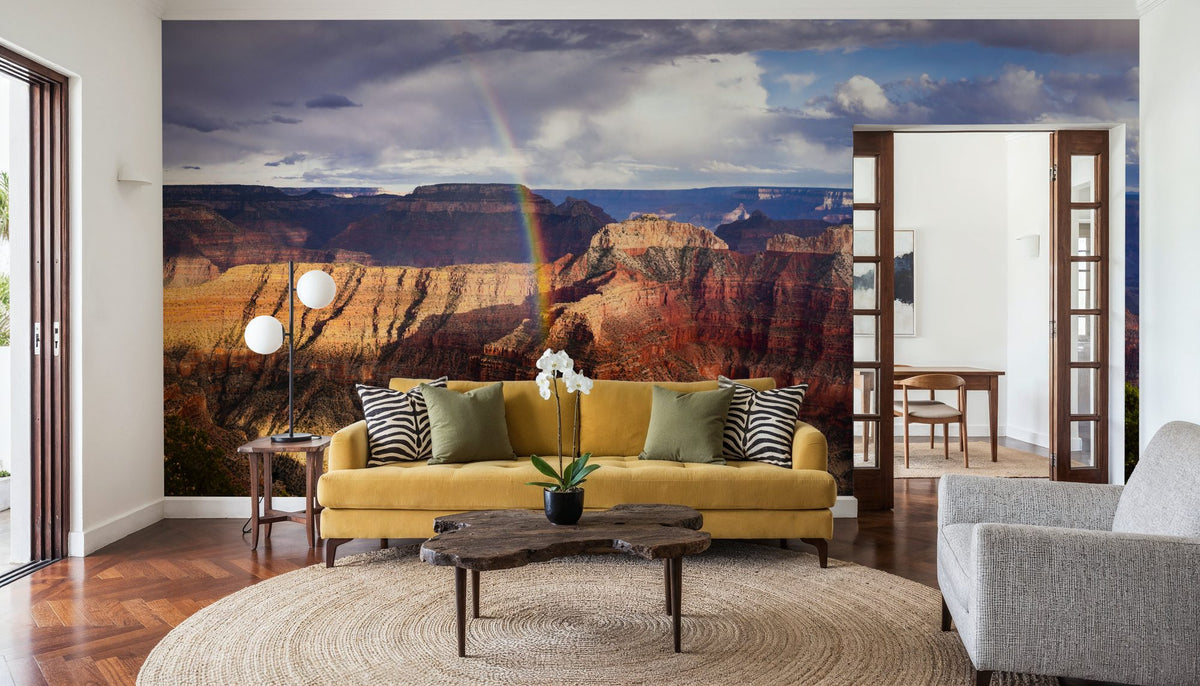 Canyon Rainbow Mural Wallpaper - room preview 05