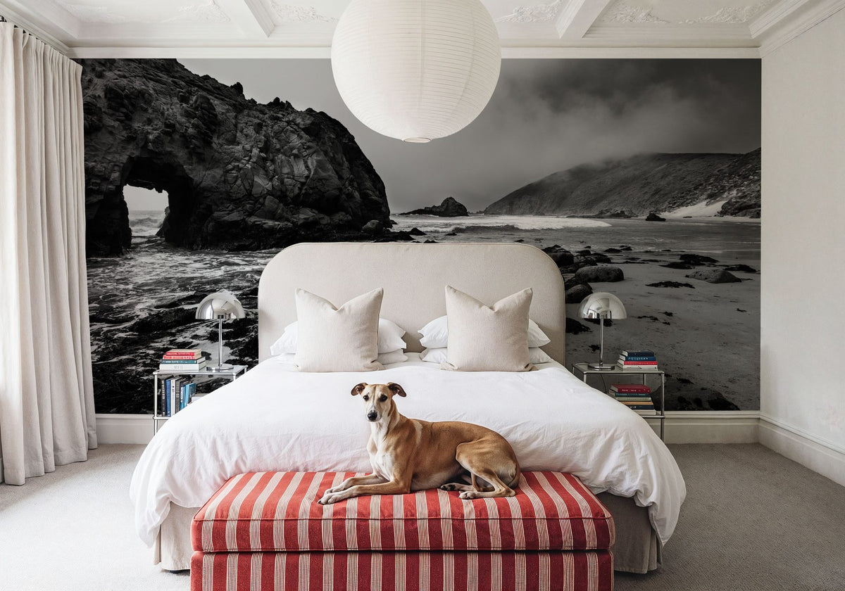 Pfeiffer Beach in Big Sur State Park Mural Wallpaper - room preview 05