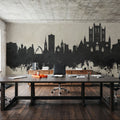 Lincoln England Skyline Concrete Mural Wallpaper - room preview 05