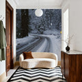 Winter Forest Journey Mural Wallpaper - room preview 05