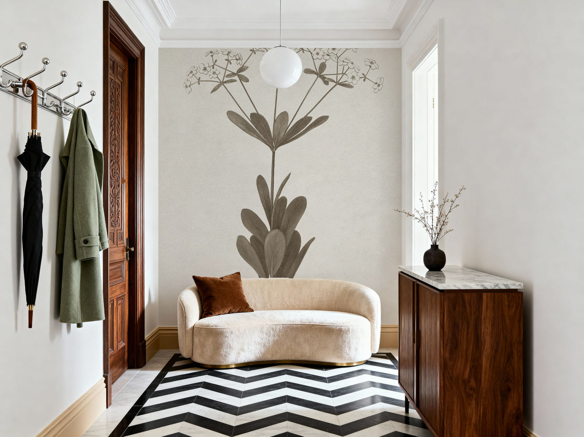 Beautiful Botanical I Mural Wallpaper - room preview 05