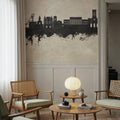Saint-Étienne France Skyline Concrete Mural Wallpaper - room preview 05