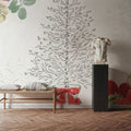 Holiday Traditions IV Red Mural Wallpaper - room preview 05